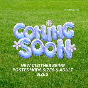 New clothes being posted this week!